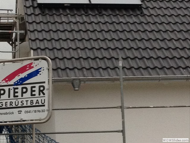 02 ... die Solaranlage ist angebracht