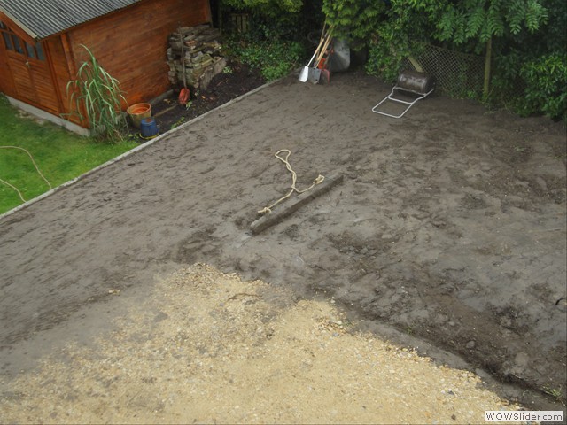 16 bei strömendem Regen