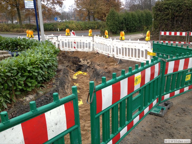 110Die ersten Versorgungleitungen kommen 23.11.2013