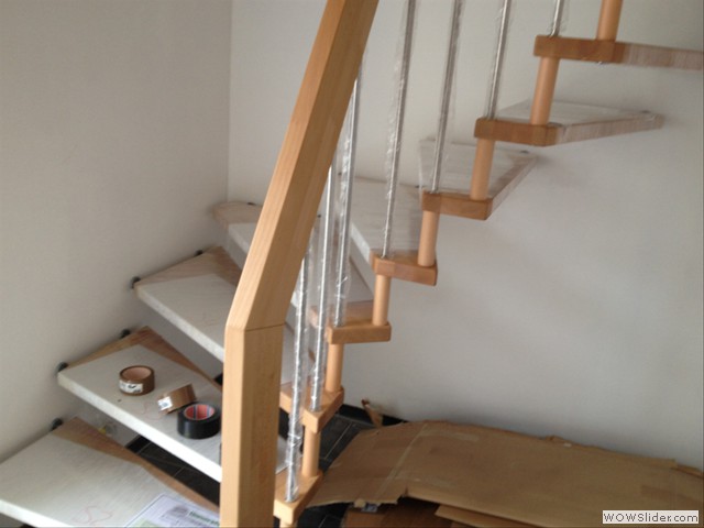 11 Unsere neue Treppe
